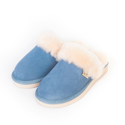 加厚保暖经典色休闲外穿毛毛拖鞋