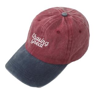 DAKYAM(达人)Chasing Great Cap 洗水撞色粗纹绣花棒球帽户外防晒