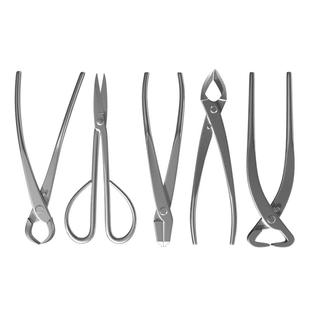 园艺盆景专用工具球节剪叶芽剪球形剪修枝剪破杆剪叉枝剪刀套装