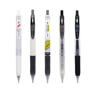 日本ZEBRA斑马JJ15按动中性笔SARASA红蓝黑色水性笔医生处方按压式签字笔学生用考试0.5水笔0.4mm考研速干笔