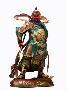 关公韦陀神像家用供奉铜摆件