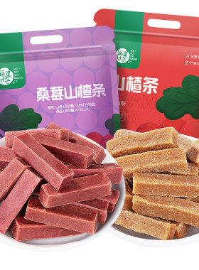 每果时光山楂条500g儿童休闲零食