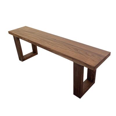 泊逸实木长条板凳复古怀旧双人凳