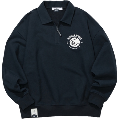 nauticaxReebok半开襟卫衣潮