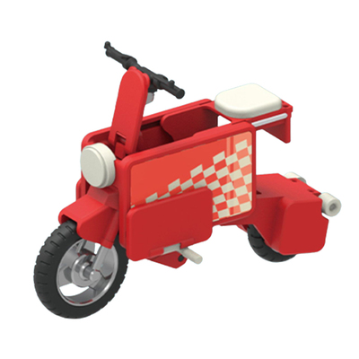 ICOMA电动车第2弹 TATAMEL BIKE 1/12比例趣味电动车模型