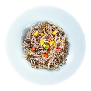 益旺泡椒鱼皮丝160g酒店餐饮商用凉拌菜下酒小凉菜冷盘菜开袋即食