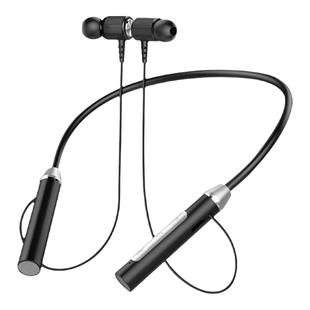 硅胶颈挂式立体声音乐入耳式挂脖双耳运动蓝牙无线耳机长待机批发