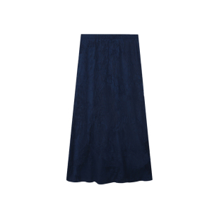 木岸muan中古三宅裙夏季定制简约宽松高级百搭半裙长裙女DG3-8906