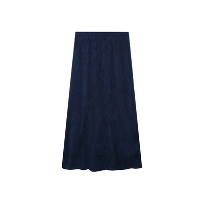 木岸muan中古三宅裙夏季定制简约宽松高级百搭半裙长裙女DG3-8906