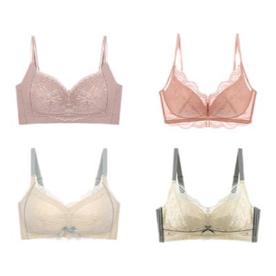 内衣Emmarose大胸显小蕾丝