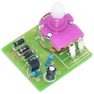 单向晶闸管调光灯电路板 调光台灯电路板套件 教学实训套件 DIY