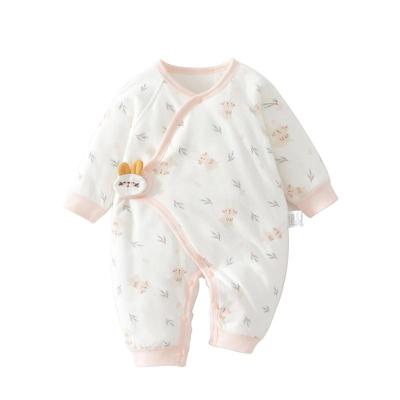 棉恋森新生儿婴儿衣服秋冬连体衣