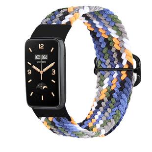 适用小米手环7pro/8pro/9pro表带编织回环尼龙弹力替换春夏天透气nfc版智能运动小米手表8pro腕带高山配件