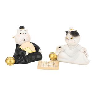 故宫淘宝｜琴棋书画猫文创办公桌面摆件生日礼物礼品官方旗舰店