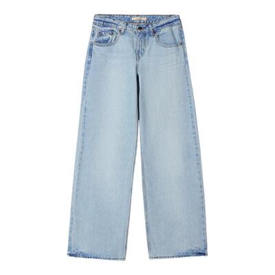 商场同款女士宽松直筒牛仔裤