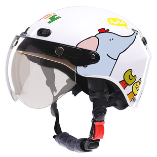 VAR新国标3C认证P714电动摩托车头盔半盔男女四季夏季防晒安全帽