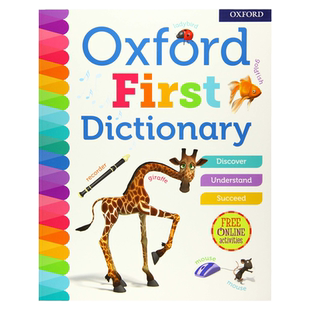 牛津少儿英语词典 英文原版 Oxford First Dictionary 工具书 平装 英英词典 搭DK儿童图解词典 DK1000个英语常用词词典
