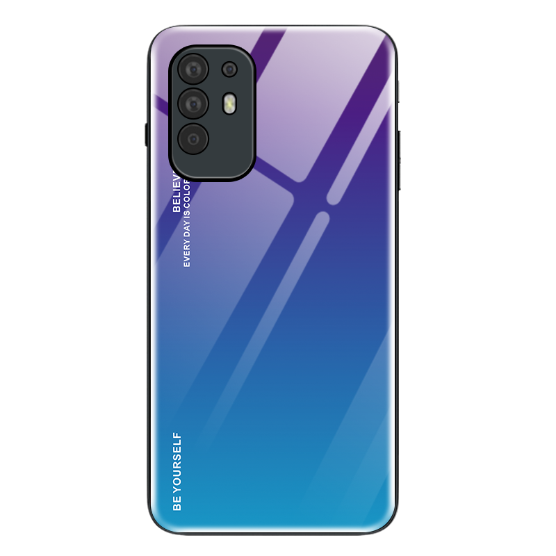 适用opporeno5z手机壳玻璃opporeno5k硅胶oppo reno5k保护套全包ren05k防摔青紫色ins风软壳男oopp女个性创意