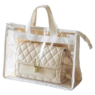 奢侈品包包防尘袋衣柜悬挂式收纳袋PVC透明防水皮包保护收纳挂袋