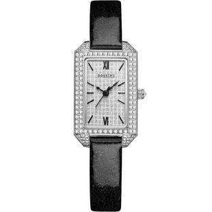 罗西尼旗舰店手表女水晶方糖法式复古气质正品石英女表121462