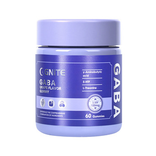【自营】Gnite睡眠软糖pro氨基丁酸褪黑素美国安眠舒压gaba睡眠糖