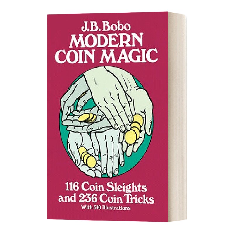 英文原版 Modern Coin Magic 现代硬币魔术 116枚硬币戏法和236枚硬币戏法 英文版 进口英语原版书籍