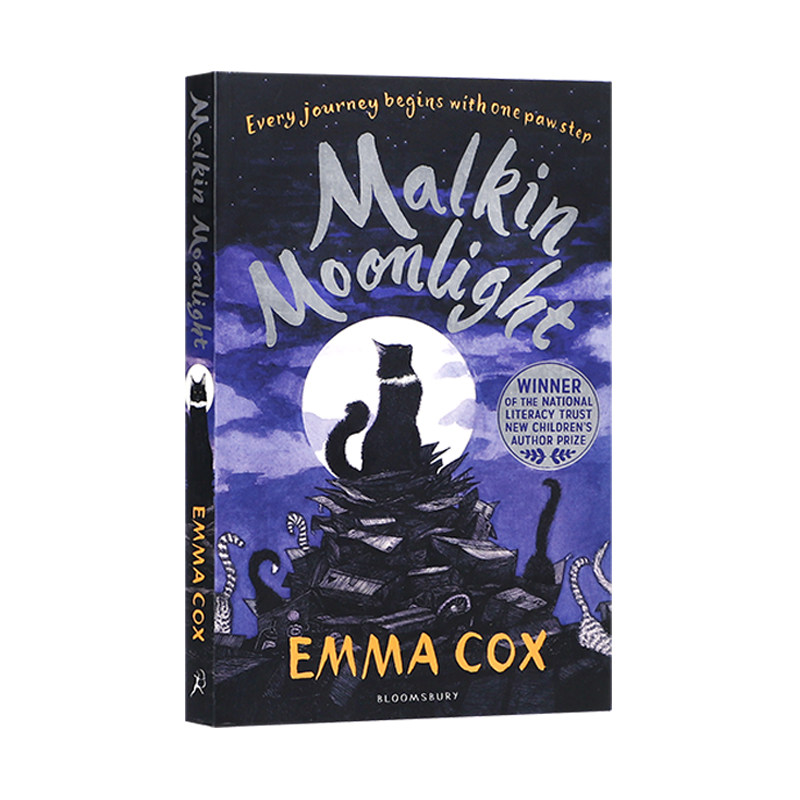英文原版进口Malkin moonlight一只猫的使命 常青藤国际大奖小说 中小学生英语课外阅读读物科幻故事平装小说提高孩子英语能力