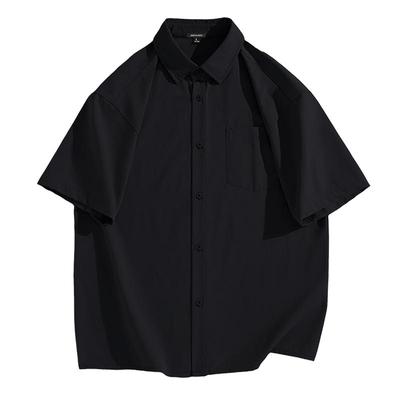 真维斯冰丝短袖衬衫男夏季