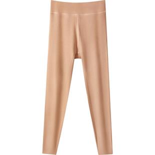 三枪拉绒加厚华绒保暖裤女羊绒蚕丝秋裤抗菌护膝贴块防寒打底礼盒