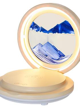 snnei解压沙画灯无线充蓝牙音箱