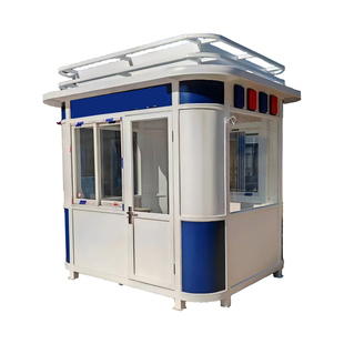 治安亭保安亭勤务站小区工厂治安岗亭蓝白岗亭巡逻治安亭站岗亭