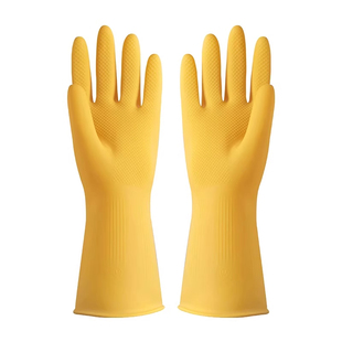 牛筋乳胶手套家务洗碗厨房耐用胶皮加厚橡胶硅胶劳保耐磨防水工作