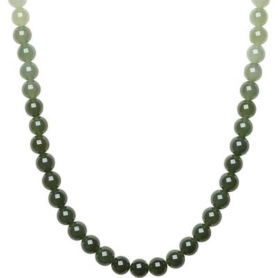 周六福玉石项链女款玉石和田青玉颈饰送女友新年礼物官方正品