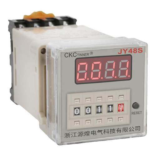 JY48S-1Z停电记忆型数显时间继电器220V智能型通电延时控制器24V