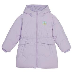 【商场同款】361°童装女童保暖中长羽绒服2025年冬季新款小童