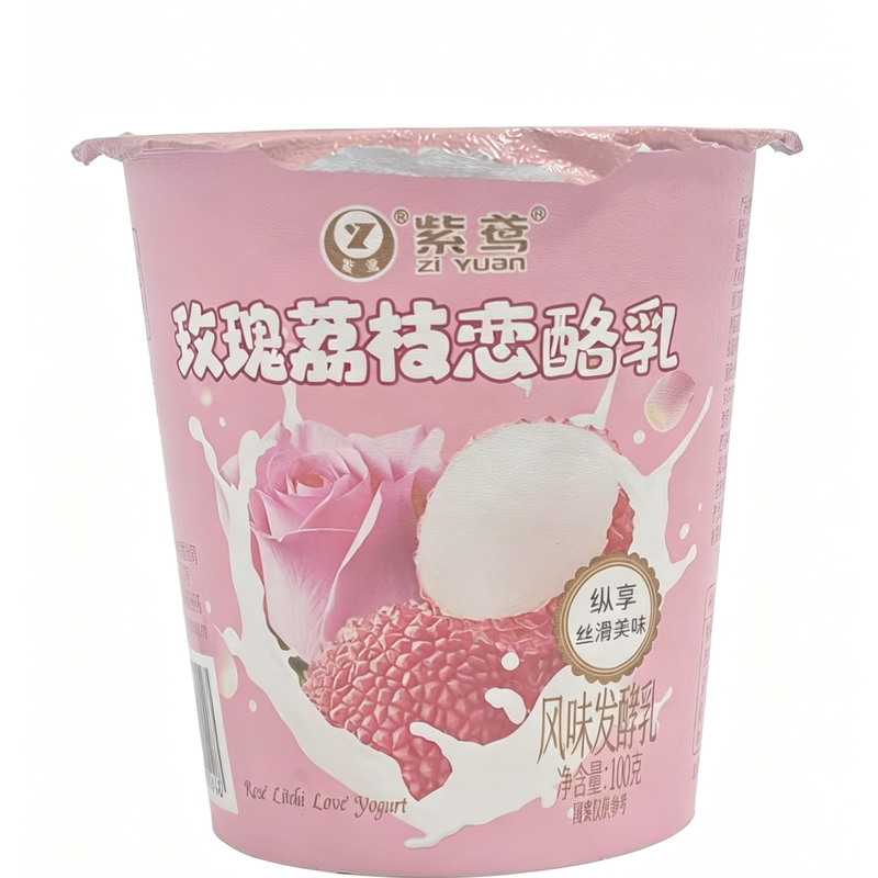 紫鸢酸奶玫瑰荔枝原味