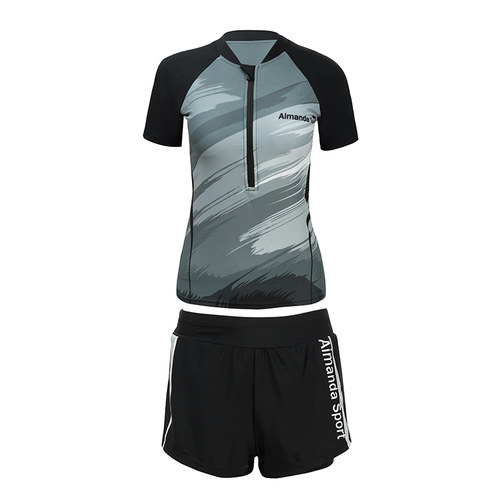 2025新款大码泳衣女士保守分体泡温泉游泳馆专用女款高级感游泳衣