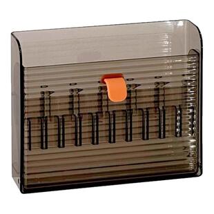 镜柜门后收纳神器化妆刷置物架卫生间壁挂折叠式口红眉笔分格隔板