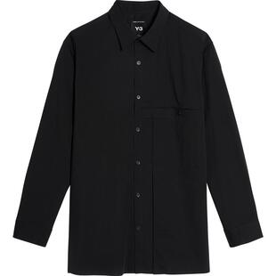 Y-3/Y3山本耀司2025秋冬新品时尚休闲衬衫宽松翻领长袖衬衣JI7082