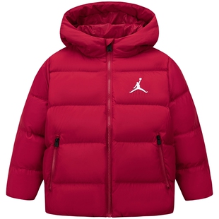 Jordan童装青少年羽绒服男女2026冬季新款加厚保暖外套JD2532256