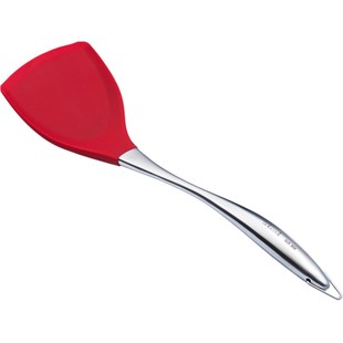 onlycook 食品级不粘锅专用锅铲 家用不锈钢硅胶铲耐高温炒菜铲子