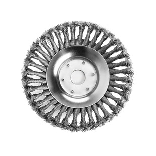 割草机钢丝打草头碗型耐磨钢丝轮除草轮打草头刀片轮盘通用配件