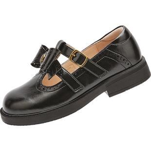 巴拉巴拉童鞋儿童公主鞋女童2026新春秋小皮鞋配裙子礼服演出百搭