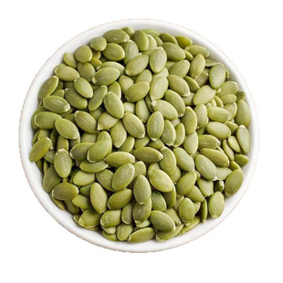 憨豆熊南瓜子仁500g大颗粒原味烘焙生熟南瓜籽仁新货盐焗无壳果仁