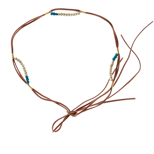 多用！invia海边发饰波西米亚风度假发链头饰品复古风森发带头绳