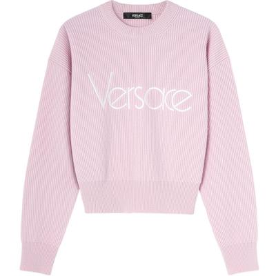【季末优惠】VERSACE/范思哲 女士 1978 Re-Edition Logo套头衫