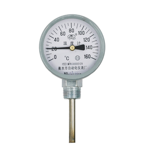 铁头311指针温度计表直径60温度表4分6分螺纹管道式测温仪水温表