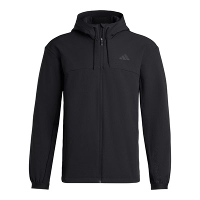 阿迪达斯男加绒保暖连帽夹克