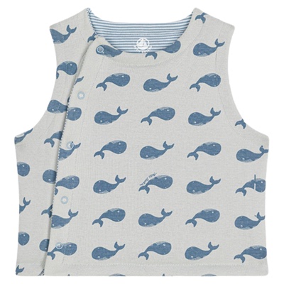 Petitbateau婴幼儿开衫马甲