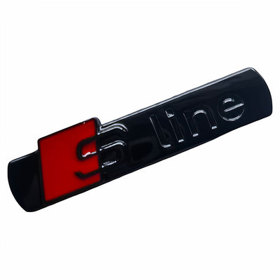 奥迪车标sline车贴侧标尾标金属